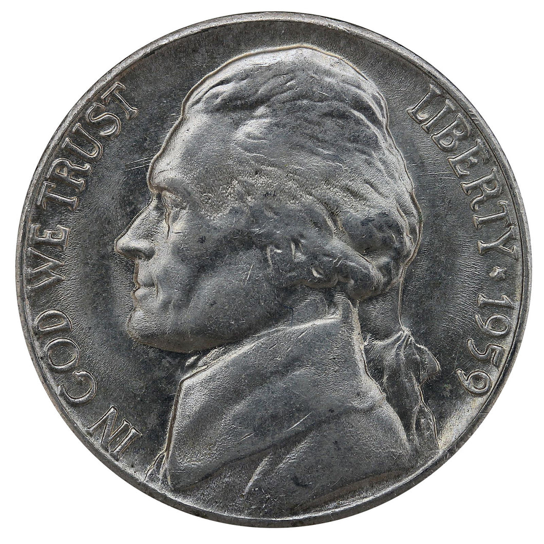 1959-D Jefferson Nickel, BU