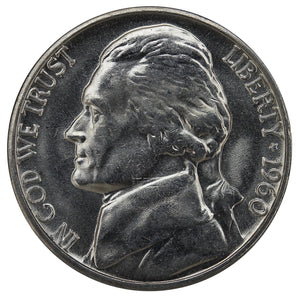 1960-D Jefferson Nickel, BU