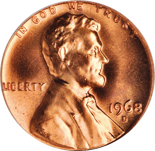 1968-D Lincoln Cent BU