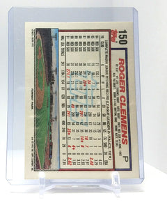 Roger Clemens 1990 Topps Card #150