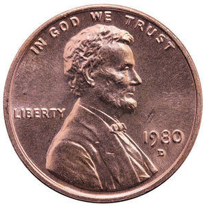1980-D Lincoln Cent, Gem Proof BU