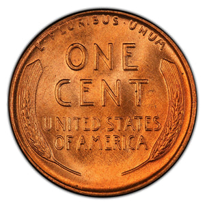 1953-D Lincoln Cent BU Wheat Reverse